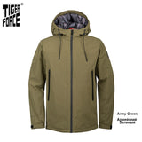 TIGER FORCE 2020 new arrival men spring jacket high quality warm streetwear Army Green outwear Rainproof casual clothes 50636